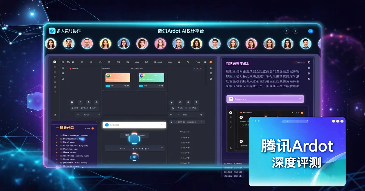 腾讯Ardot深度评测：AI设计工具进入”一句话生成可编辑稿”时代