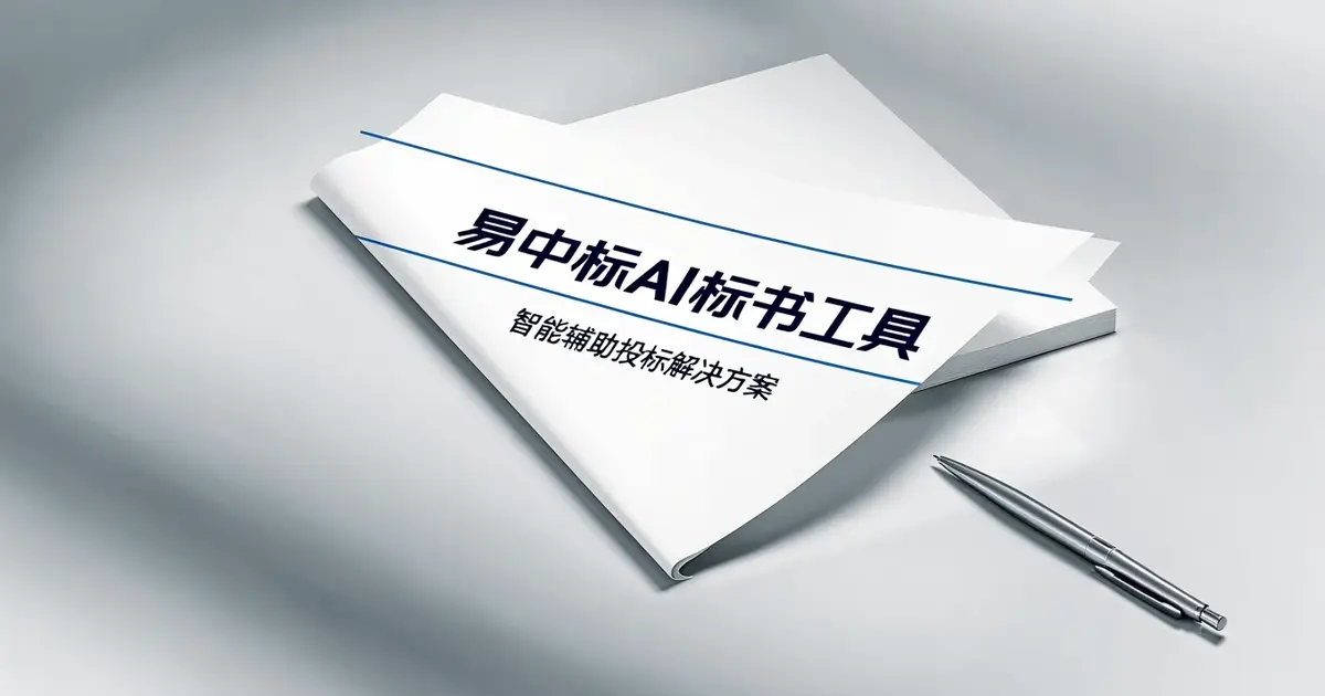 易中标深度评测：投标人的AI神器，300页标书40分钟生成，废标率降低90%