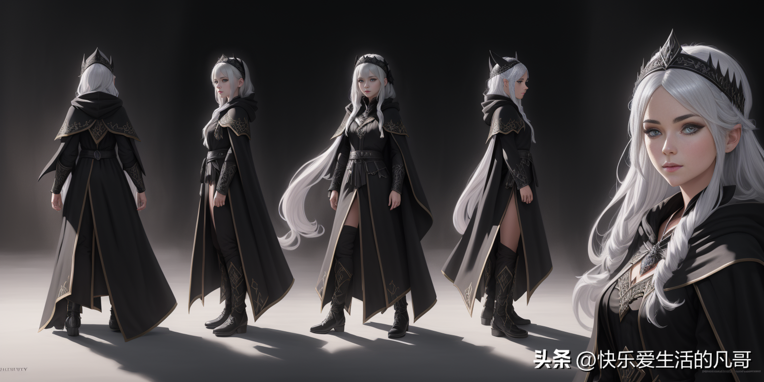 如何使用Stable Diffusion来制作角色设定图——Stable Diffusion进阶教程!