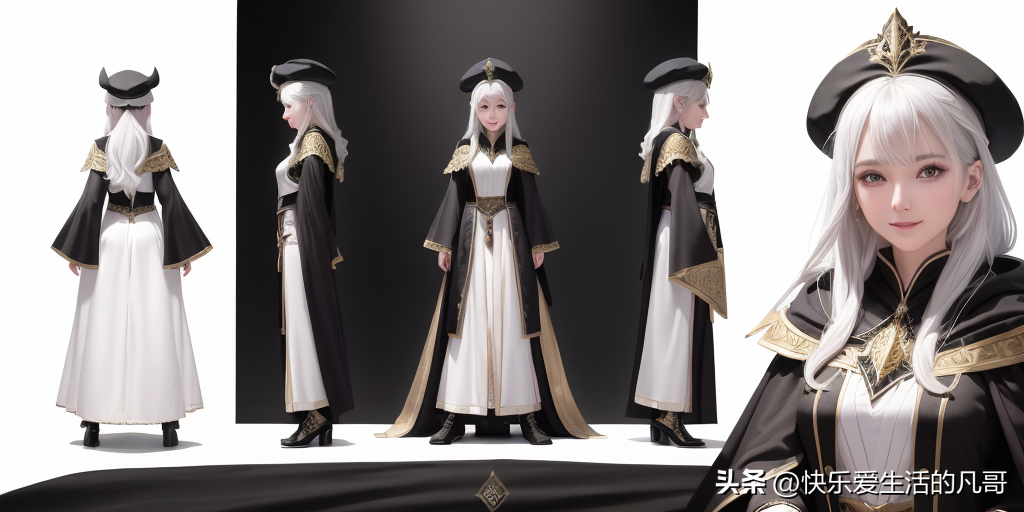 如何使用Stable Diffusion来制作角色设定图——Stable Diffusion进阶教程!