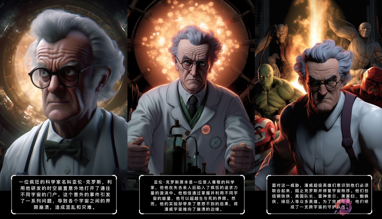 【Midjourney实操教程】利用chatgpt和midjourney进行绘本、漫画设计