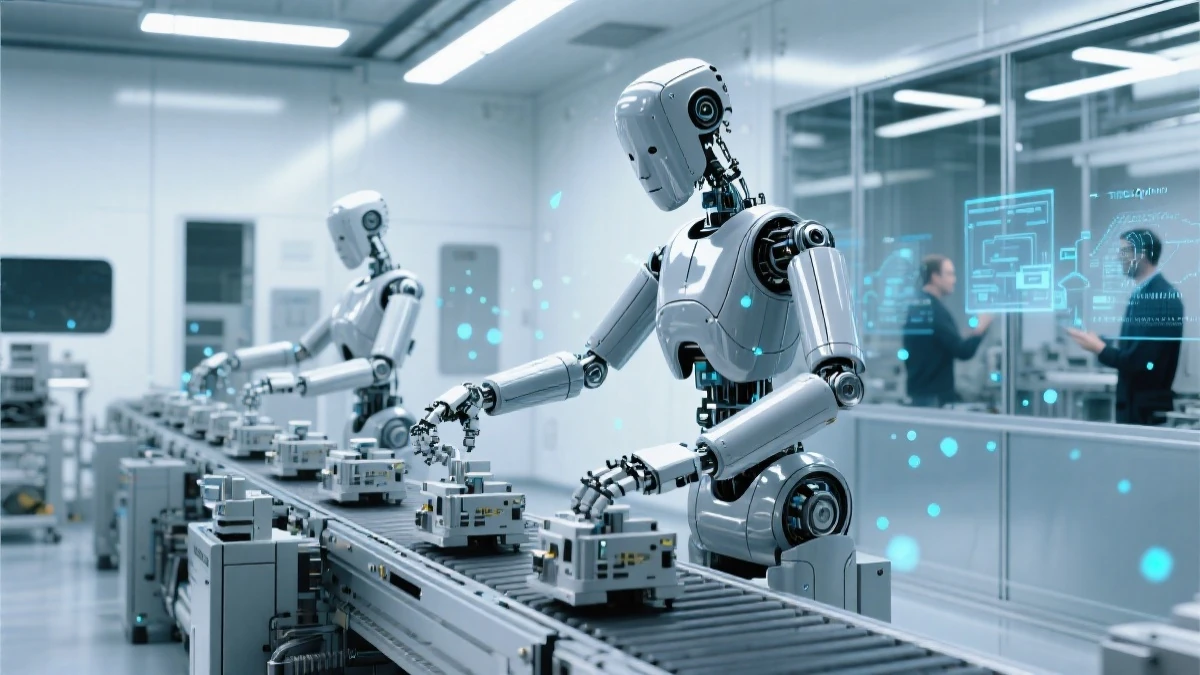 Tesla Optimus 机器人生产线