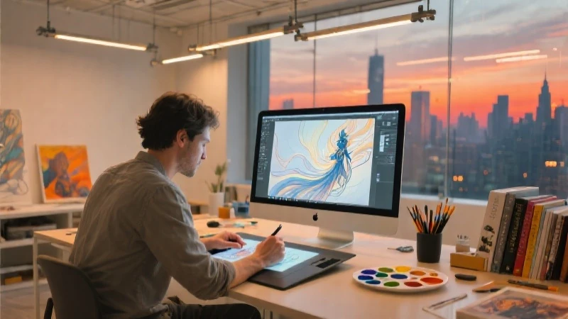 数字艺术创作工作区