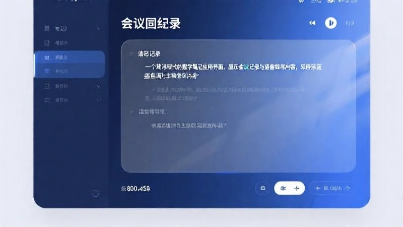 AI 会议纪要生成