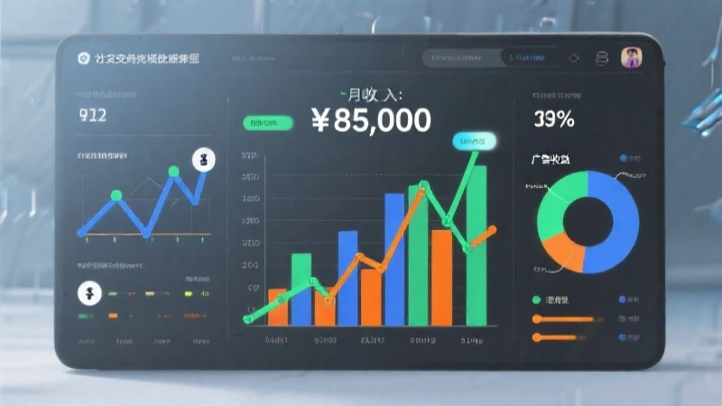 小红书变现数据图表