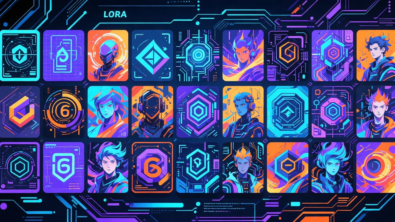 LoRA叠加效果示例