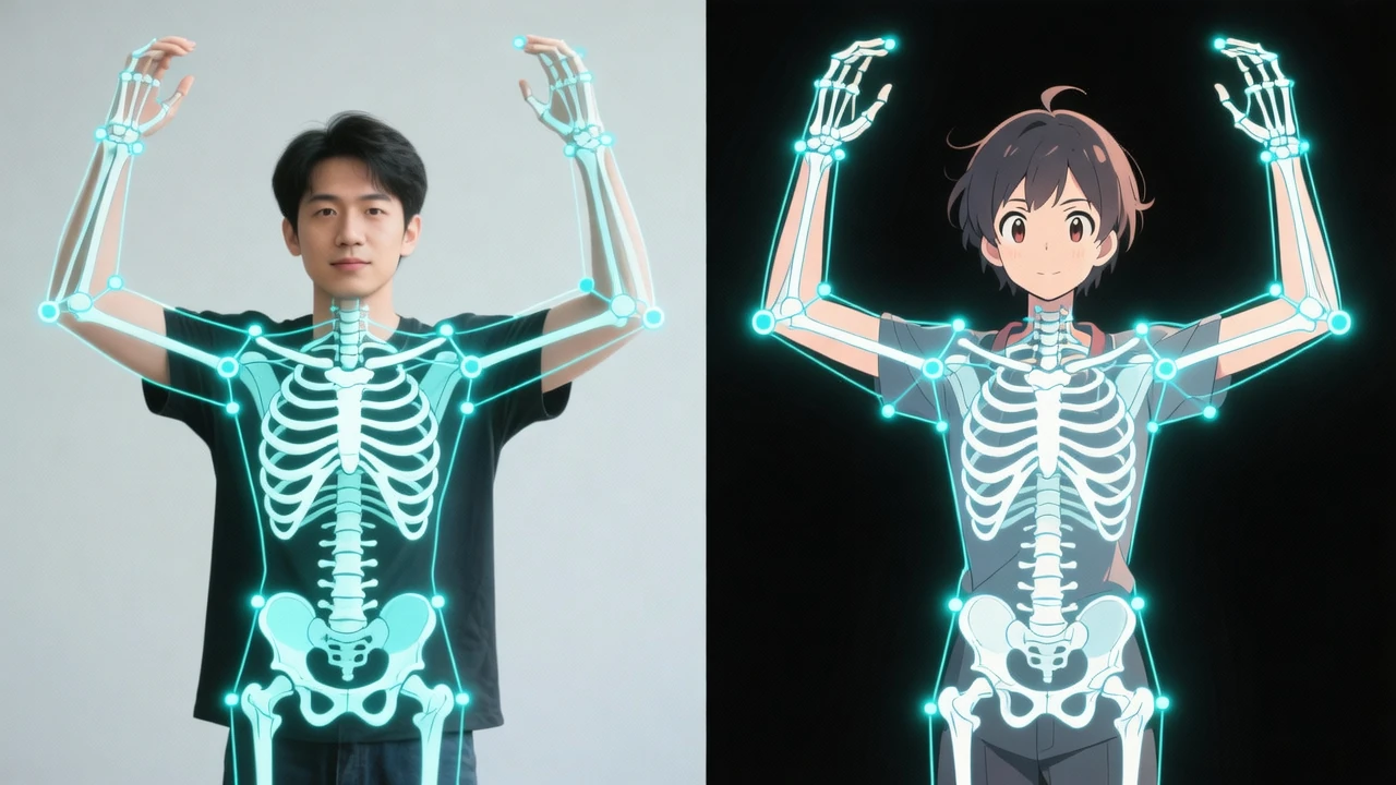 OpenPose姿态控制示意