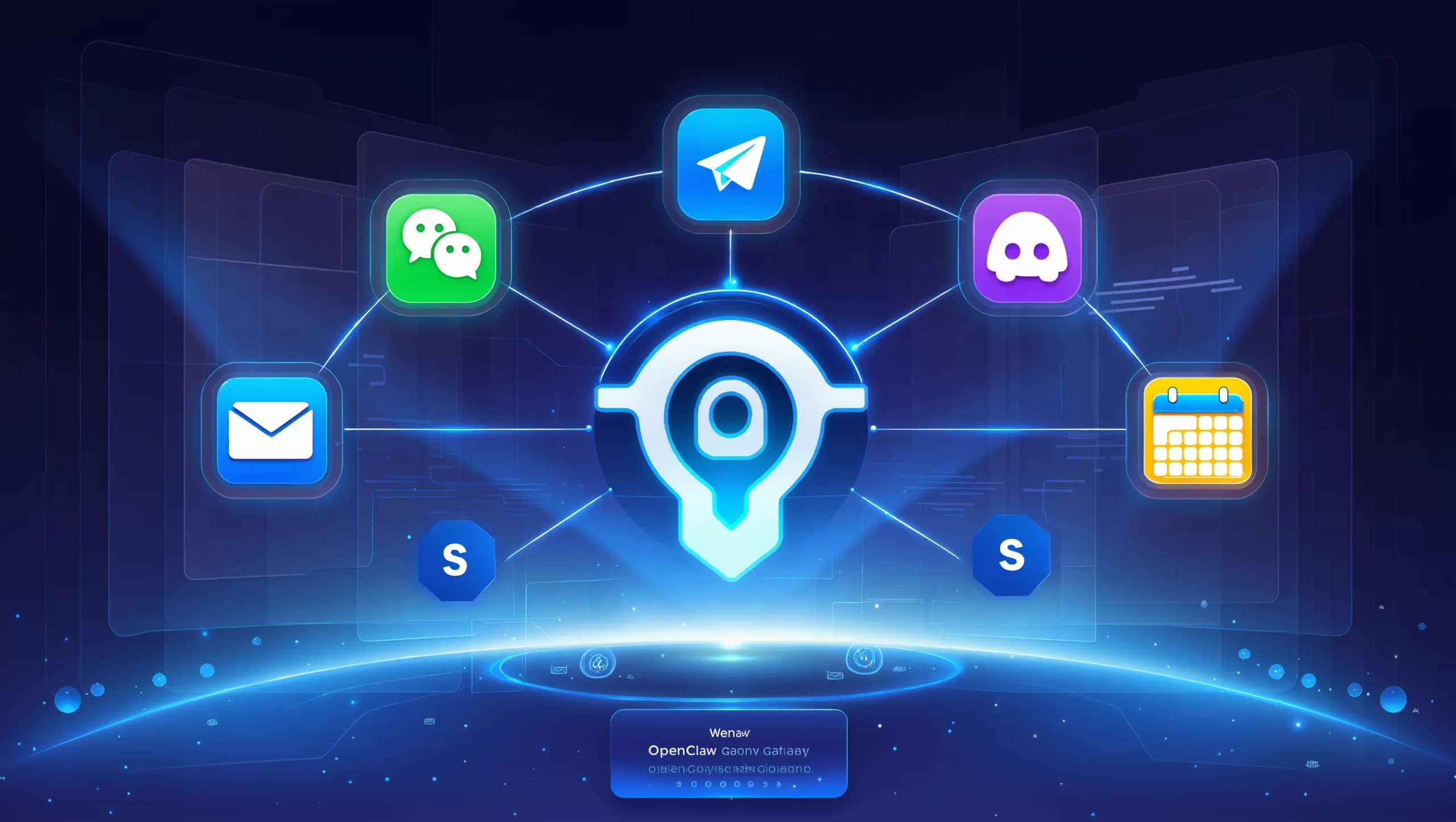 OpenClaw网关架构示意图