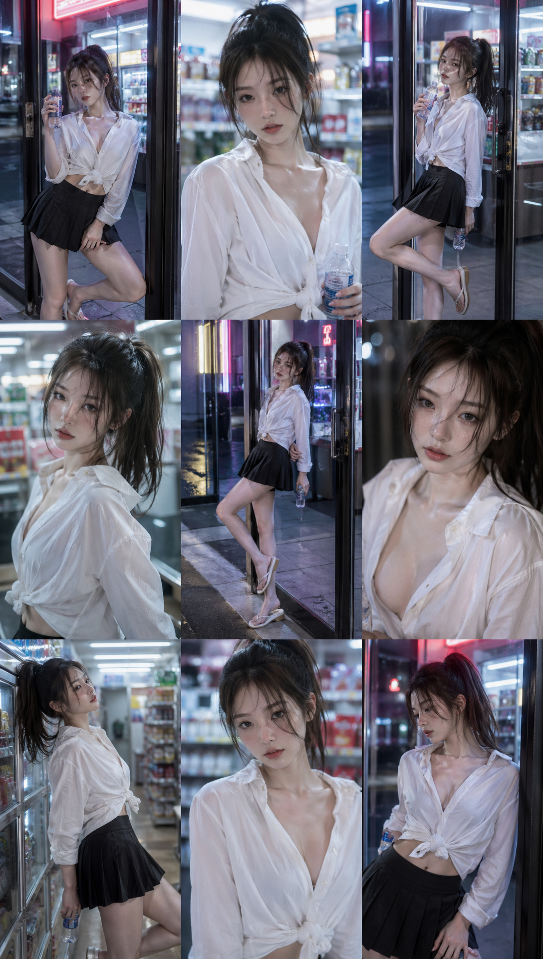 案例01-华裔女偶像便利店写真