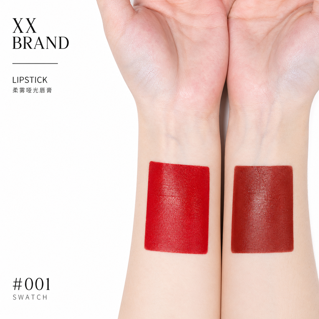 案例14-口红试色特写