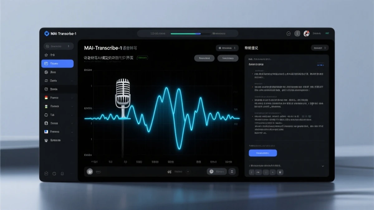 MAI语音转录界面