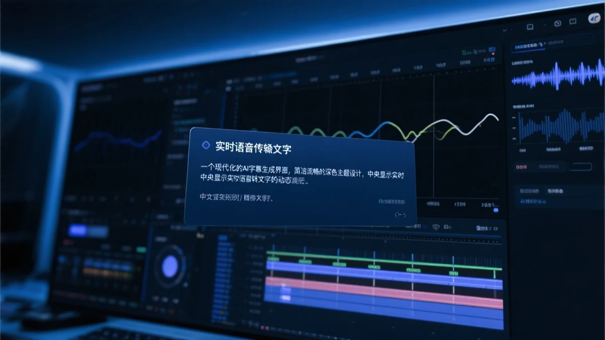 AI字幕生成：精准语音转文字