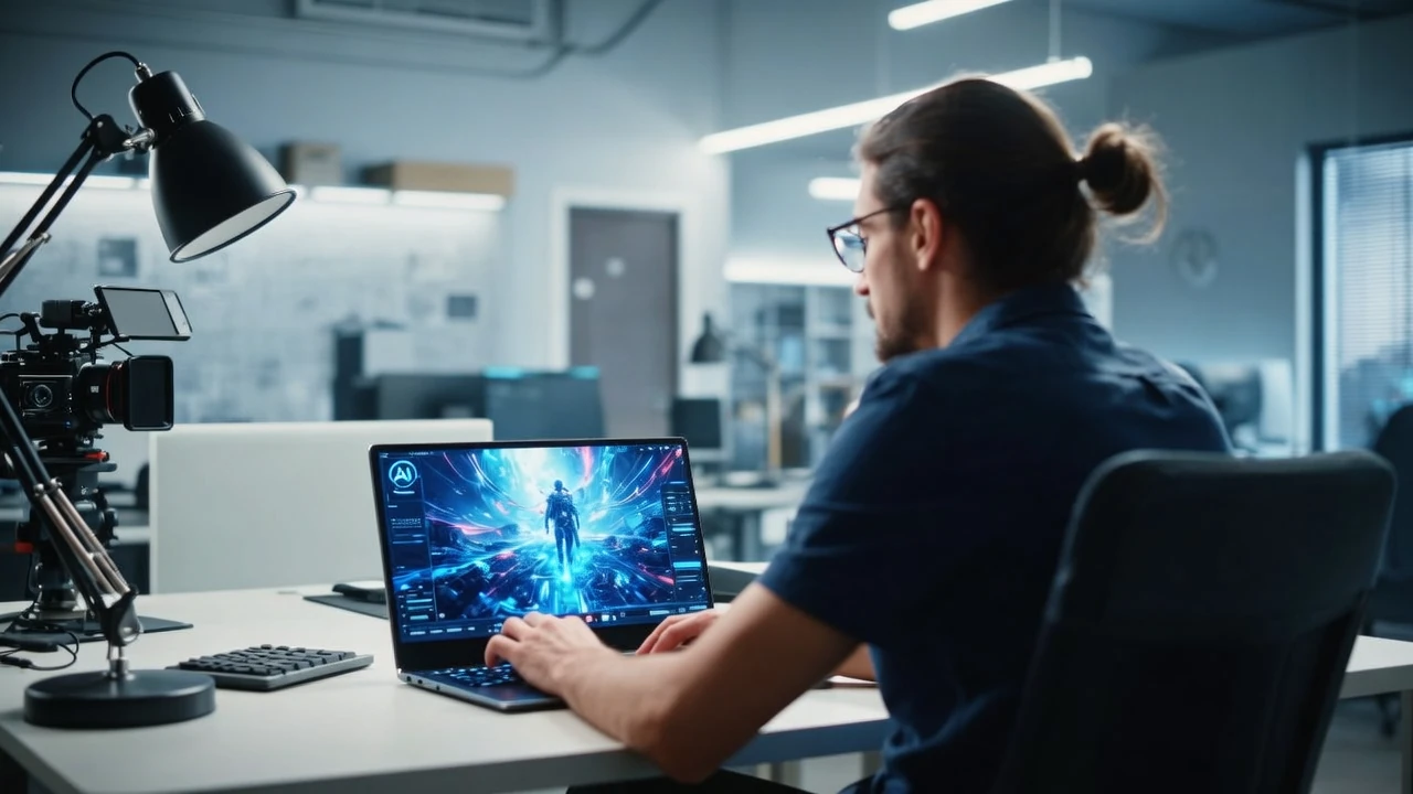 AI视频创作界面