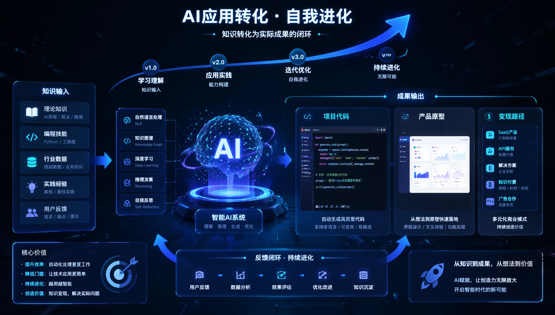 应用转化与自我进化