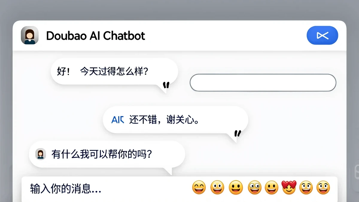豆包 AI 聊天界面