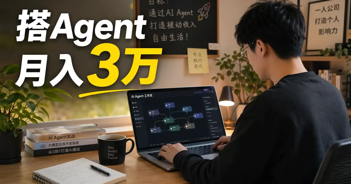 AI Agent帮人搭工作流：杭州工程师副业月入3万,完整SOP拆解(附Coze开源数据)
