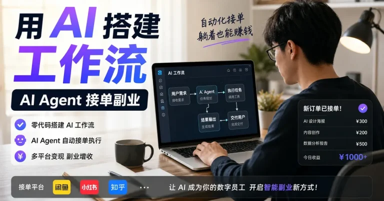【2026下半年AI副业风口系列】AI Agent帮企业搭工作流：从0到月入3万的接单指南