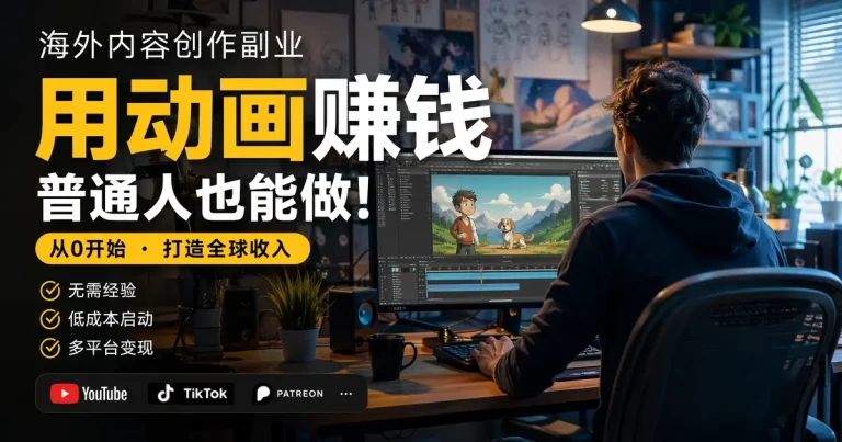 【2026下半年AI副业风口系列】AI短剧出海：TikTok+YouTube Shorts的美元收入，半个月分成18万美元