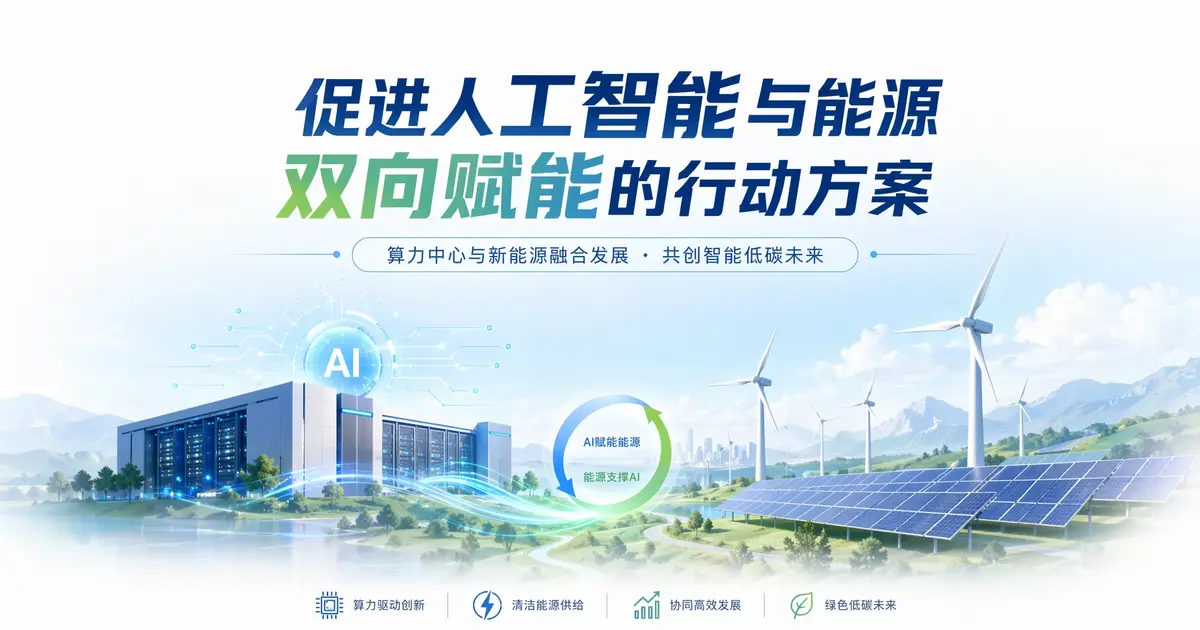 关于促进人工智能与能源双向赋能的行动方案