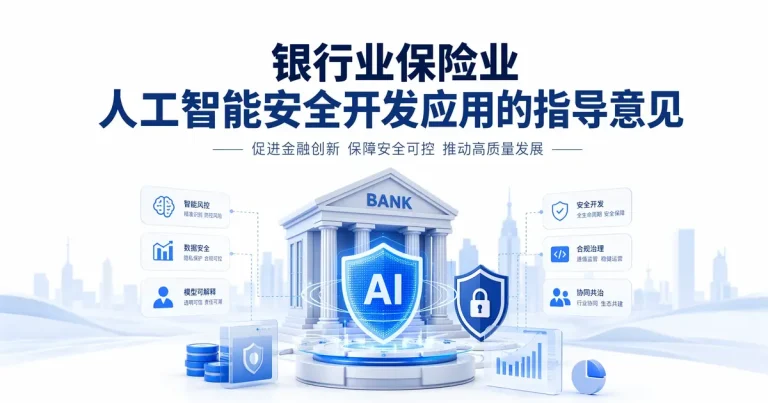 关于银行业保险业人工智能安全开发应用的指导意见