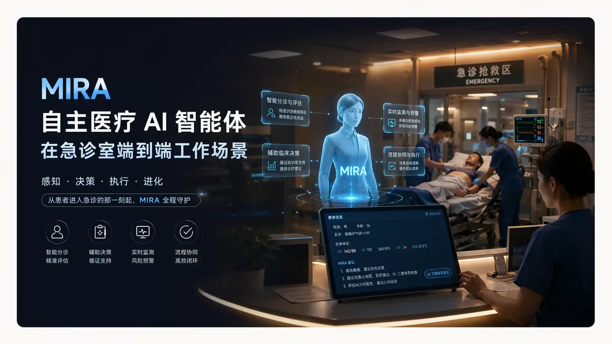 Nature 6/17 重磅：MIRA 跑通医疗全流程，AI 医生首次”端到端上岗”