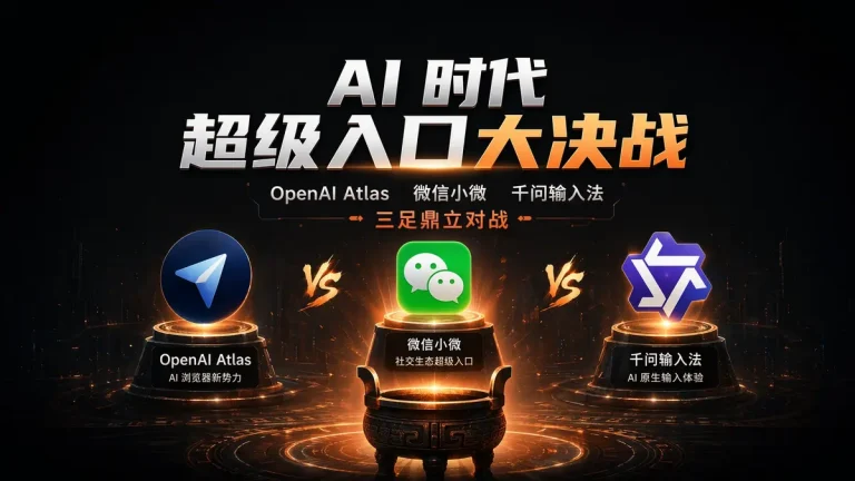 当 AI 开始接管你的入口:OpenAI Atlas、微信小微、阿里千问输入法,正在重写”社交”这件事