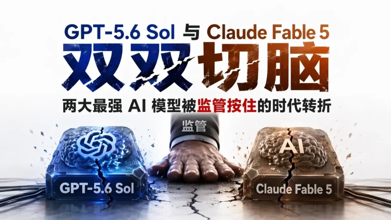 GPT-5.6 Sol 与 Fable 5 双双”切脑”:当最强 AI 被按住,算法配给时代正式开启