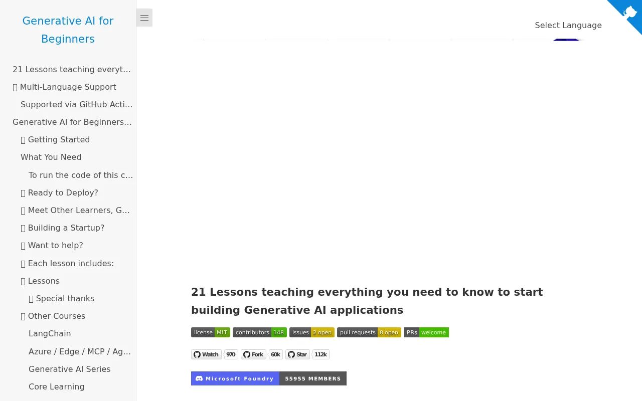 Generative AI for Beginners