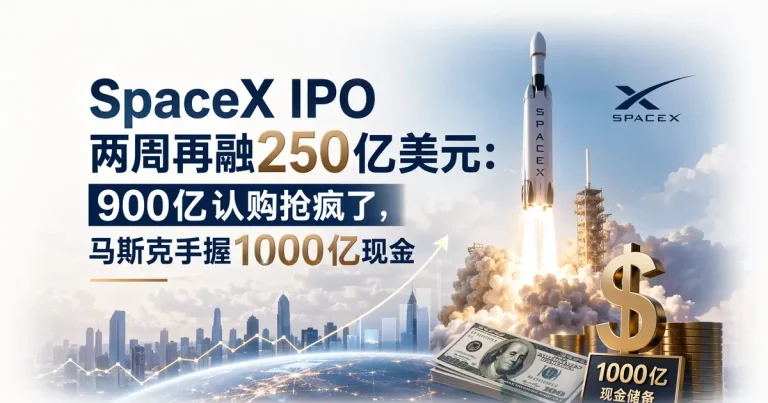 SpaceX IPO两周再融250亿美元：900亿认购抢疯了，马斯克手握1000亿现金，全球首位万亿美元富豪的”印钞机”是怎么运转的