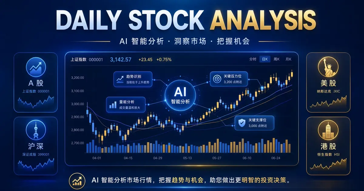 ZhuLinsen/daily_stock_analysis:开源股票 AI 智能分析系统,GitHub Actions 零成本跑通多市场行情与定时推送