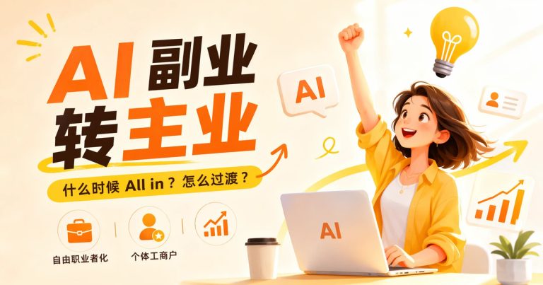 AI 副业转主业:什么时候该 All in?怎么过渡?