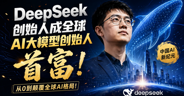 DeepSeek 梁文锋身家 360 亿美元,反超奥特曼、达里奥成全球 AI 大模型创始人首富