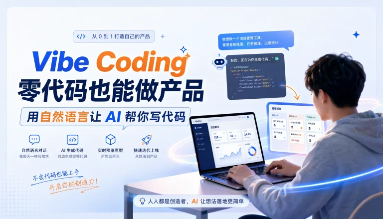 Vibe Coding 入门到接单:0 代码新手 30 天完整路径
