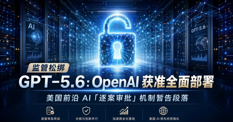 监管松绑 GPT-5.6：OpenAI 获准全面部署，美国前沿 AI「逐案审批」机制暂告段落