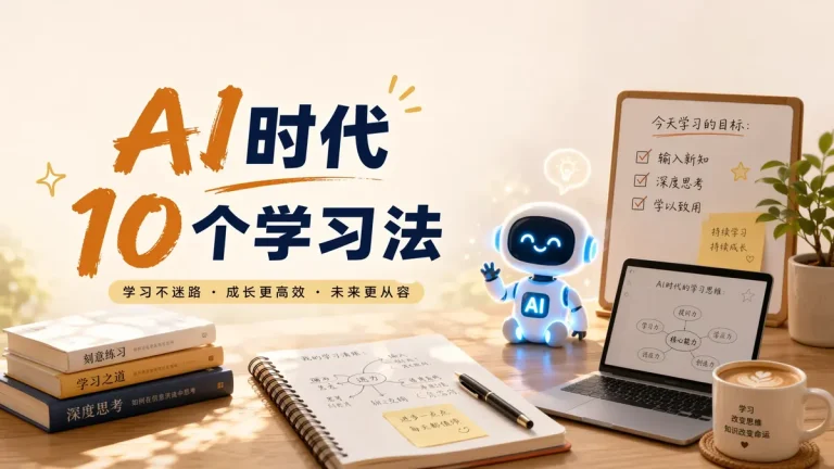 AI 时代 10 个学习法:学生、职场新人、终身学习者都该会的反直觉方法
