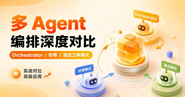 多 Agent 编排深度:Orchestrator / 对等 / 混合三种模式的实战对比