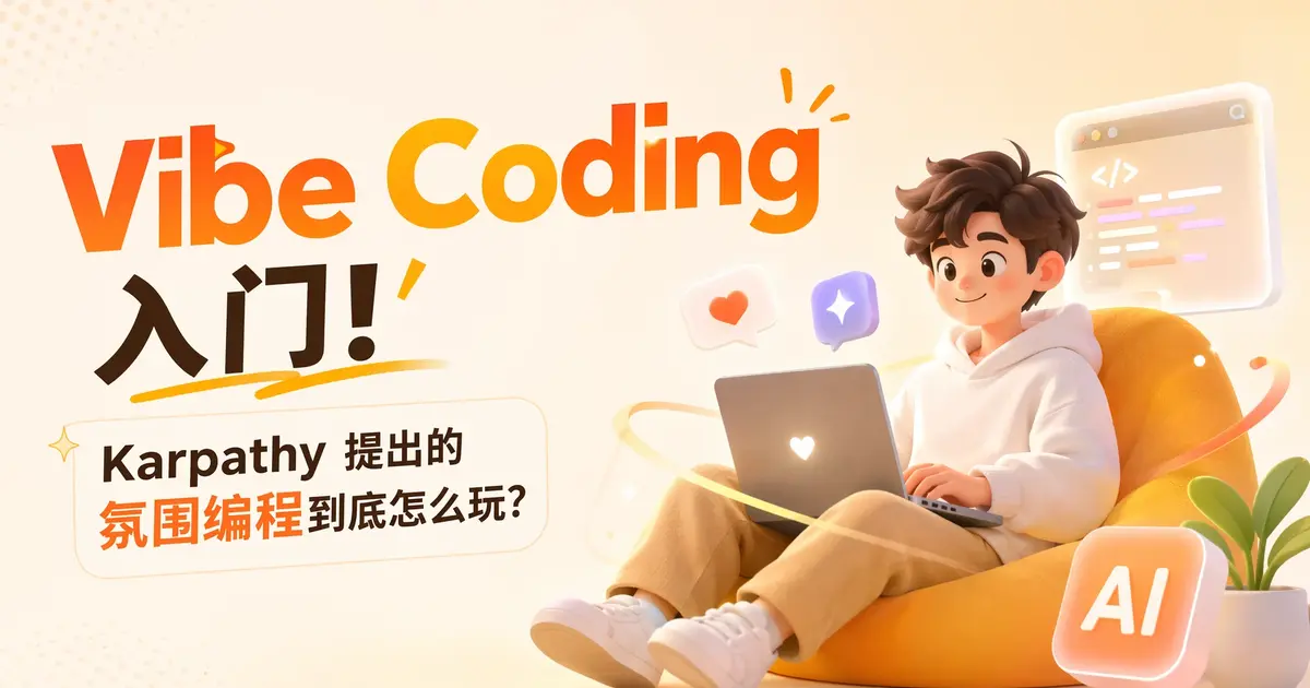 Vibe Coding 入门:Karpathy 提出的”氛围编程”到底怎么玩