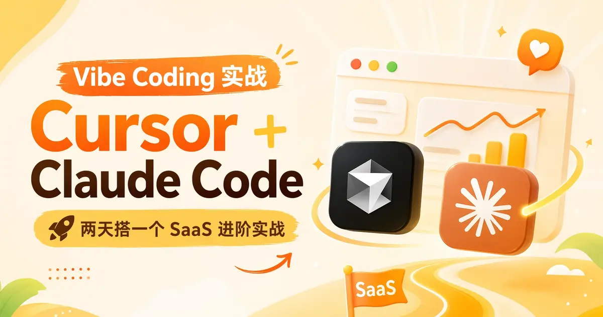Vibe Coding 实战:用 Cursor + Claude Code 两天搭一个 SaaS