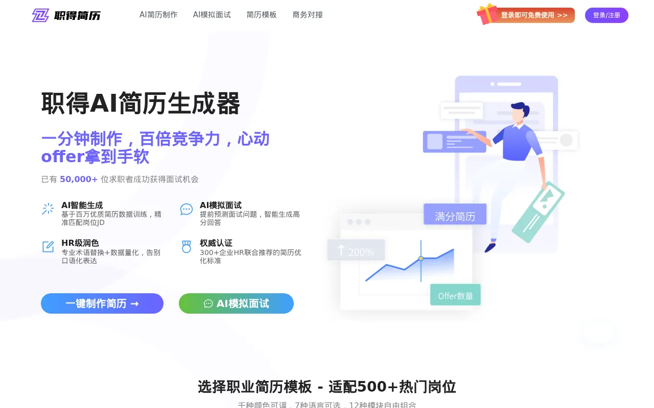 职得简历