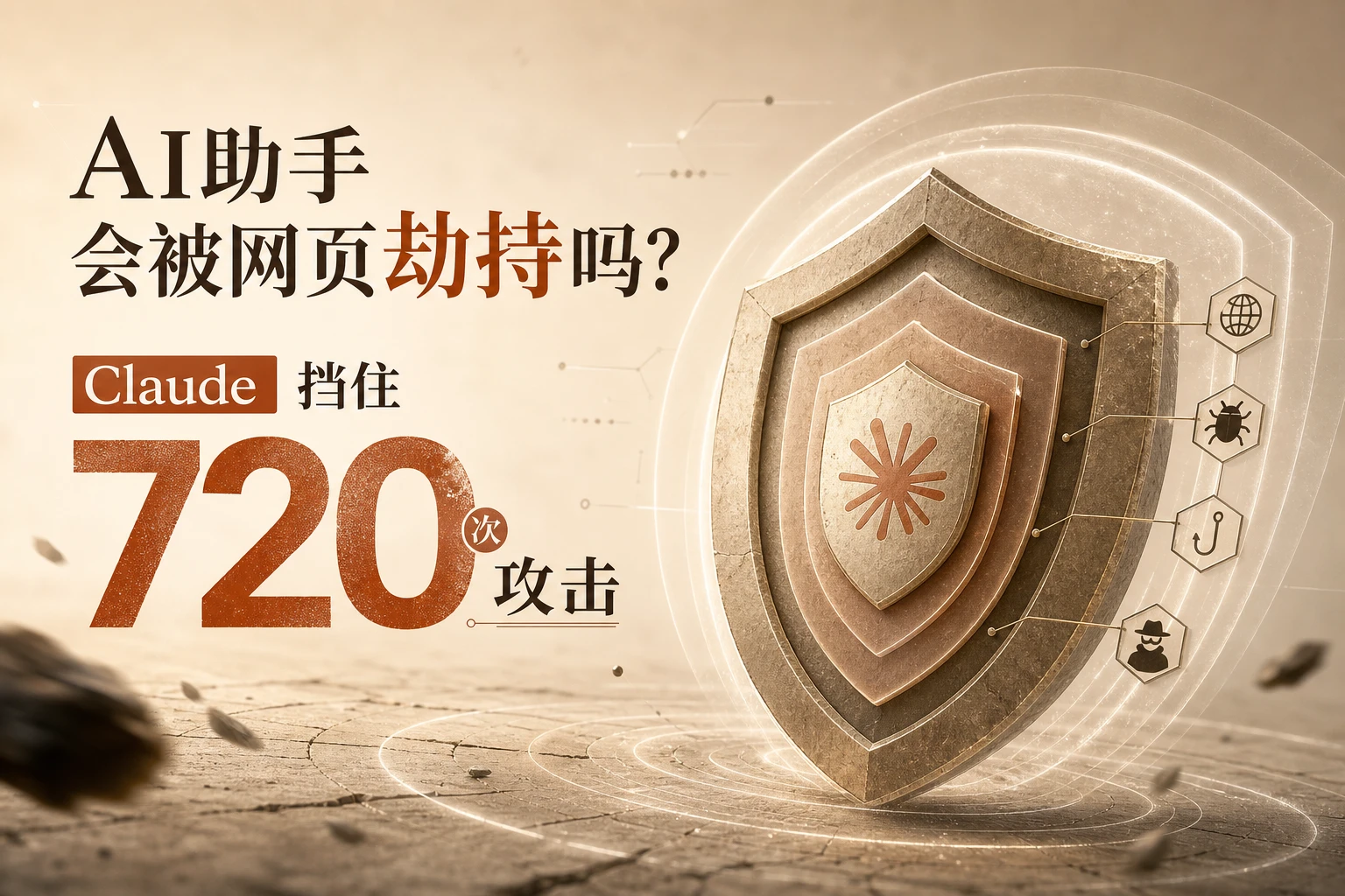 AI 助手会被网页劫持吗？Claude 挡住 720 次攻击