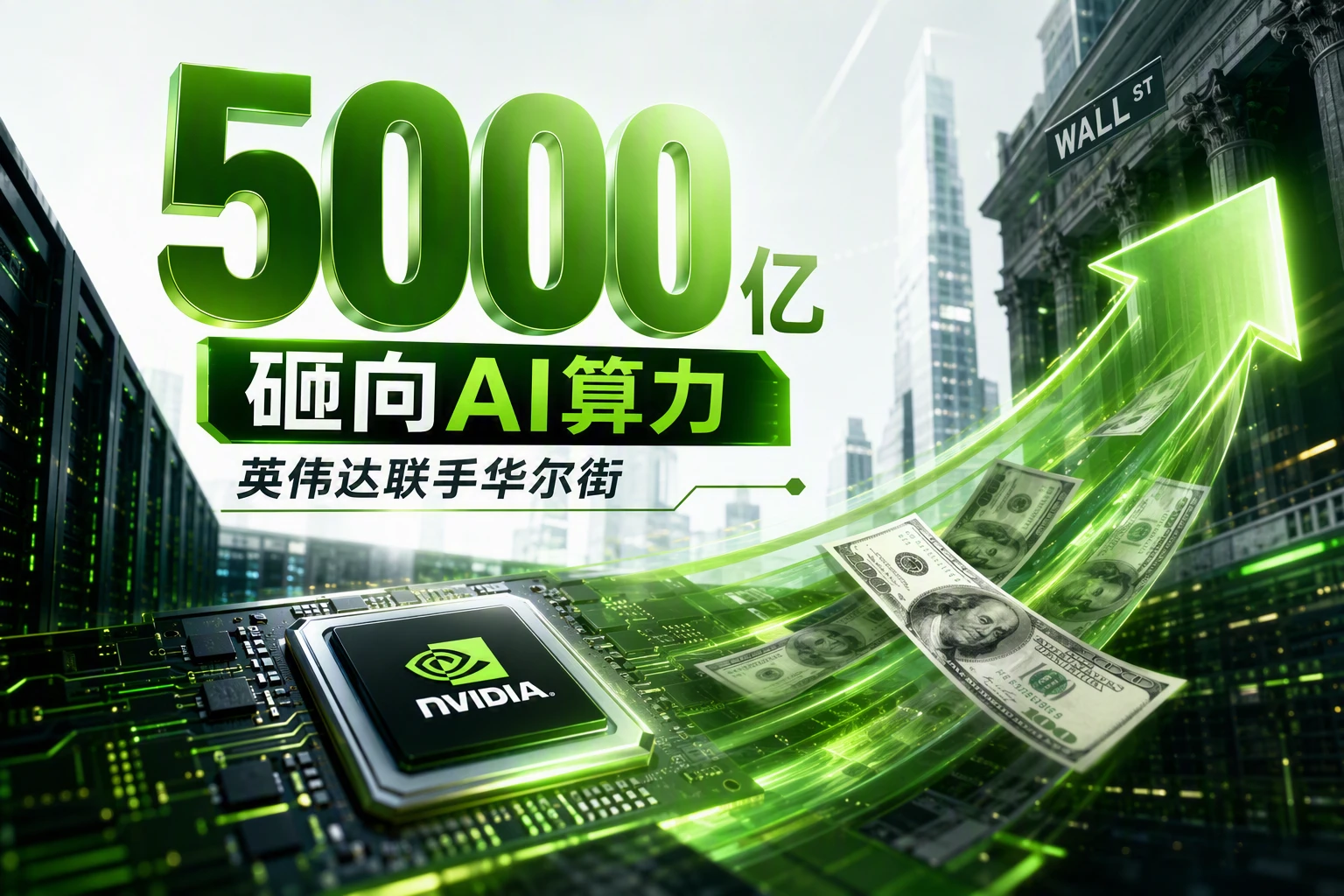 黄仁勋联手华尔街：5000 亿美元砸向 AI 算力
