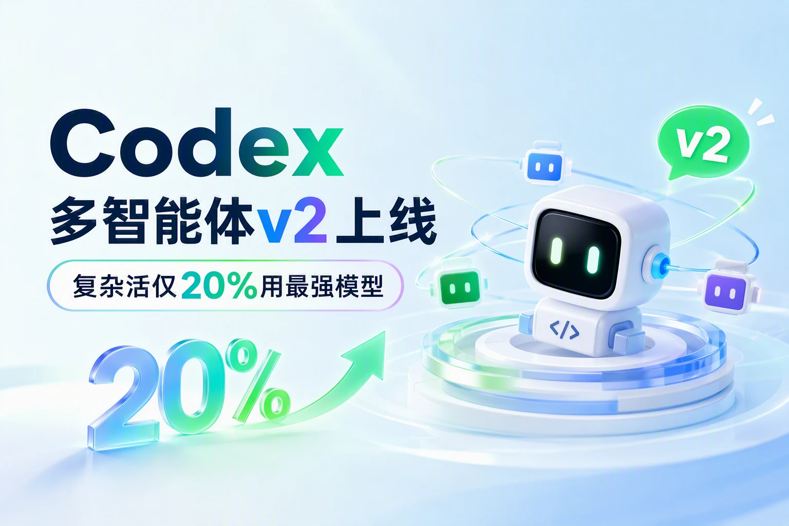 Codex多智能体v2上线，复杂活仅20%用最强模型