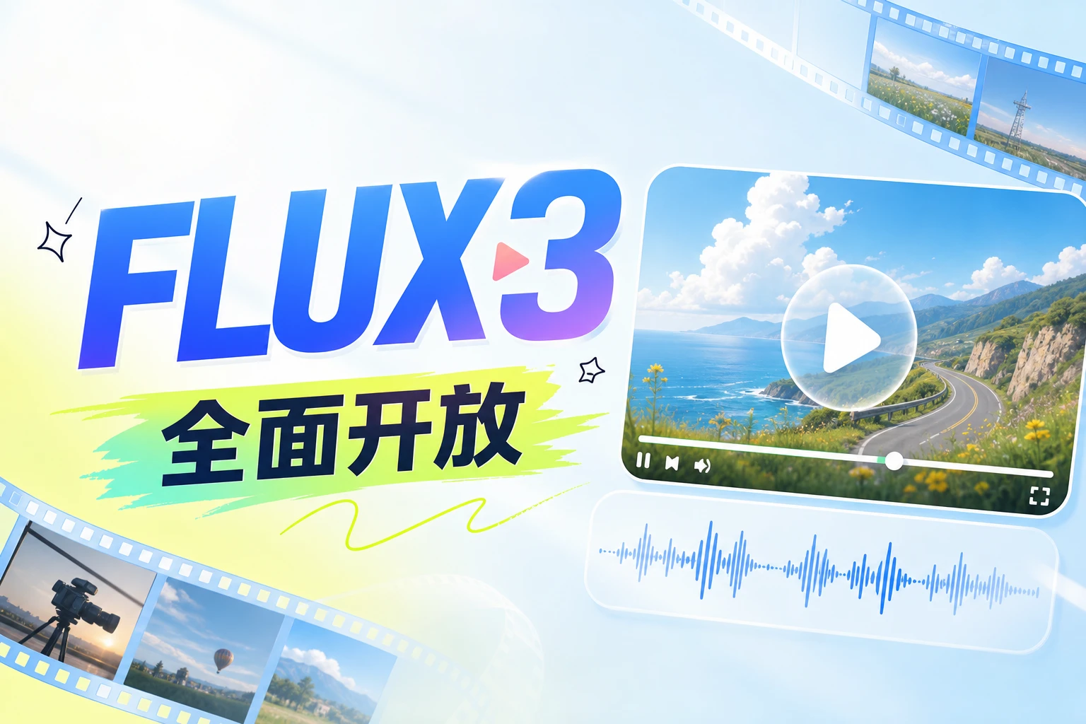 视频生成又变天：FLUX 3 一个模型搞定画面+声音+对话，20 秒原生音频怎么用