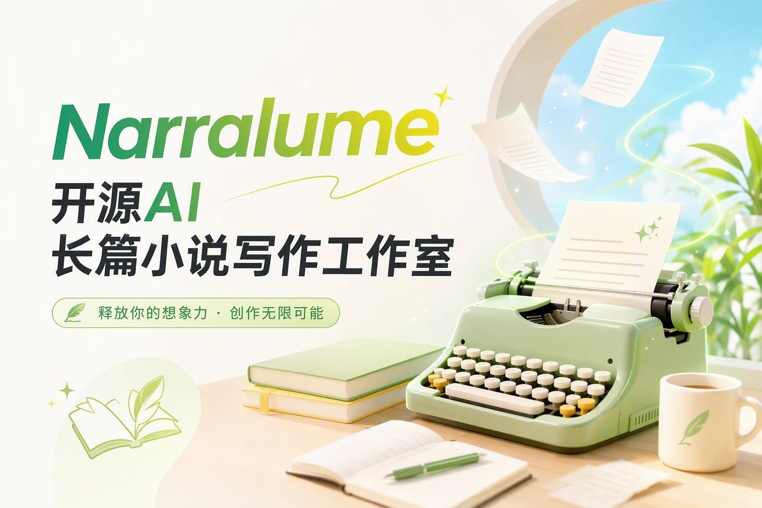 Narralume：开源 AI 长篇小说写作工作室，副业新路子