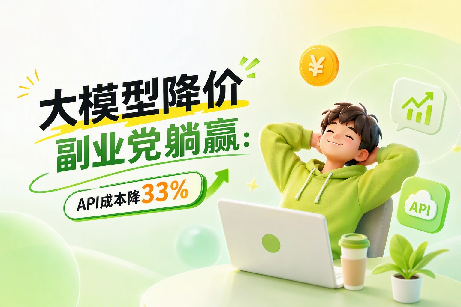 大模型降价，副业党受益：API 成本降 33% 意味着什么
