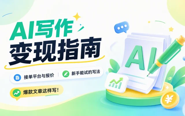 AI写作变现：接单平台与报价，新手能试的写法