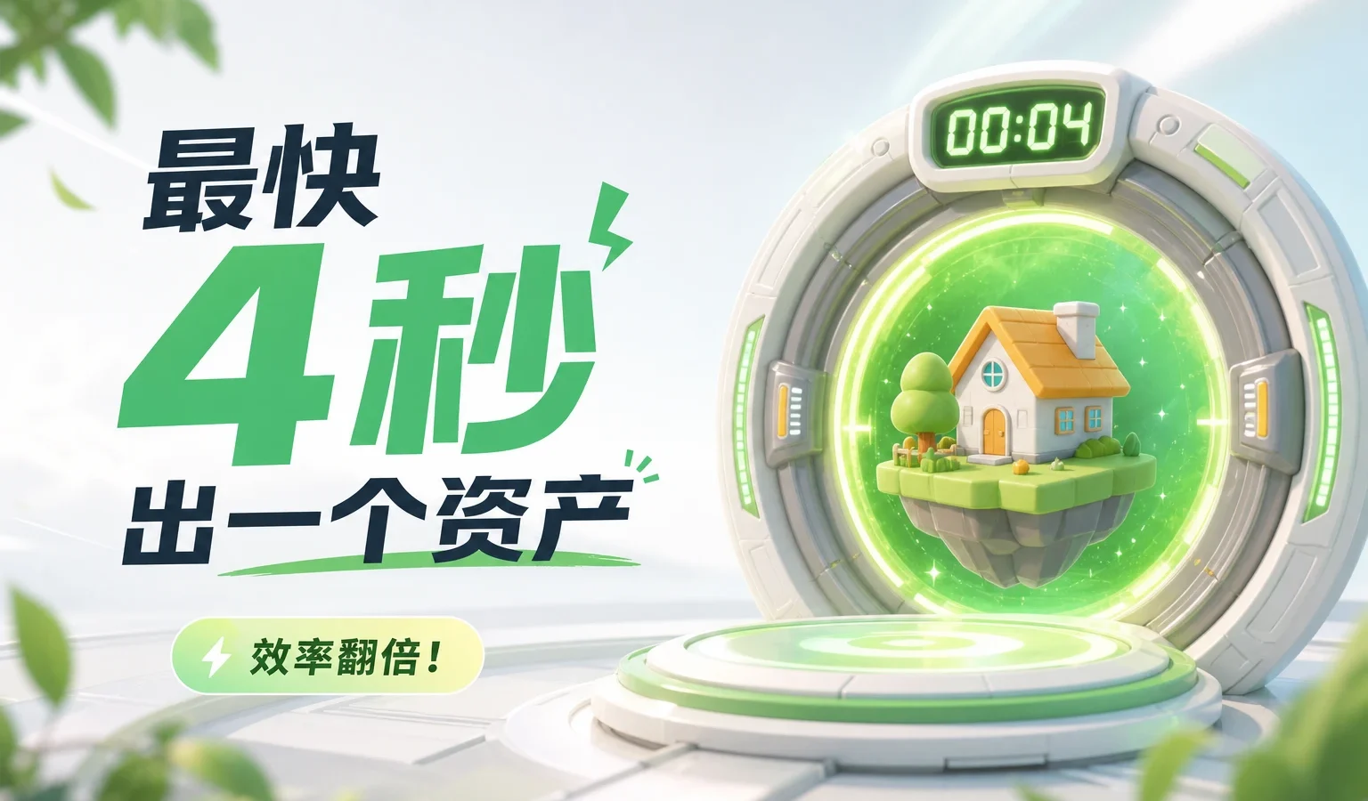 一张照片生成能进去的 3D 场景：最快 4 秒出一个资产