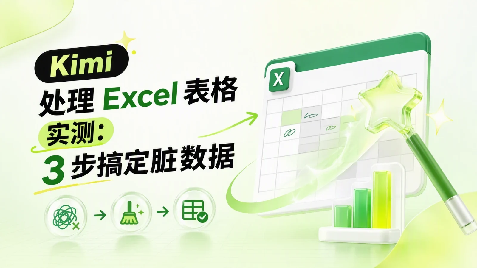 Kimi 处理 Excel 表格实测：3 步搞定脏数据