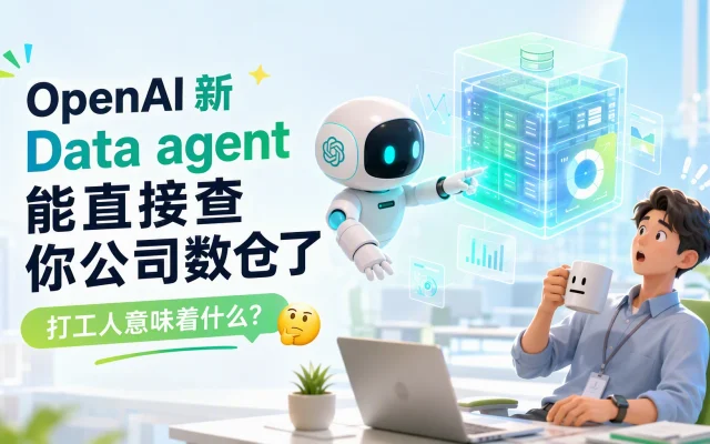 OpenAI 新 Data agent 能直接查你公司数仓了，打工人意味着什么