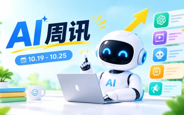 AI 周讯 10.19-10.25｜这 5 条 AI 动向里藏着下季度的活儿，别等安排下来才知道